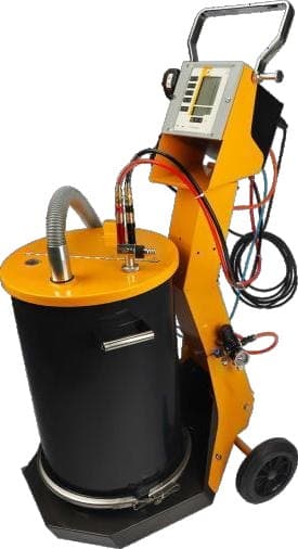 KBE-669 powder coating machine with hopper