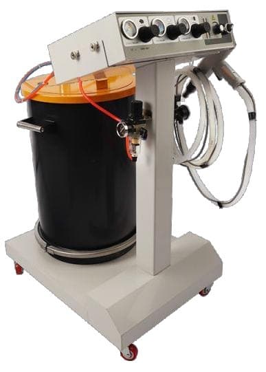 KBE-851 powder coating machine with hopper