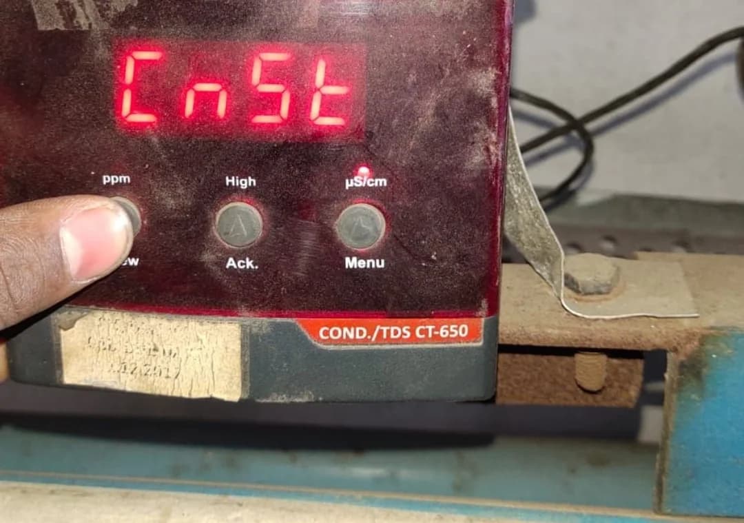 Conductive Meter controller with digital display for CED coating plant