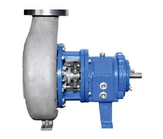 Metallic centrifugal chemical pump