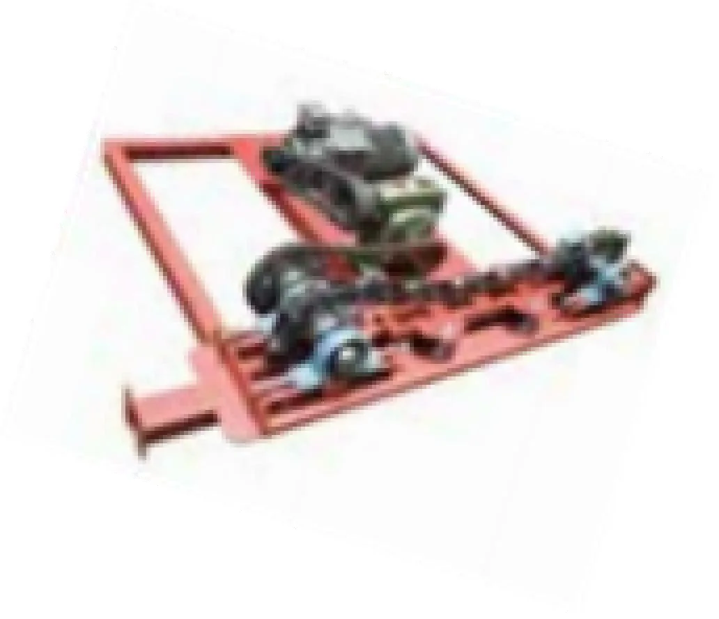 Conveyor caterpillar drive device with motor and reducer