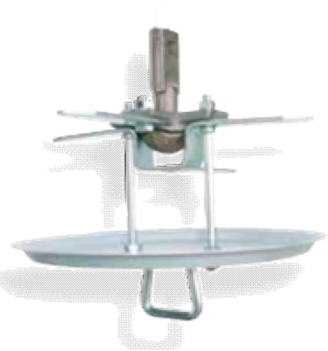 Rotating star pendant with round plate